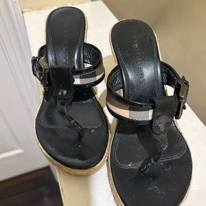 Burberry wedge women shoes